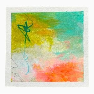 Painting Mixed Media on Paper by Andi Gingerich